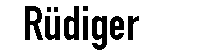Ruediger