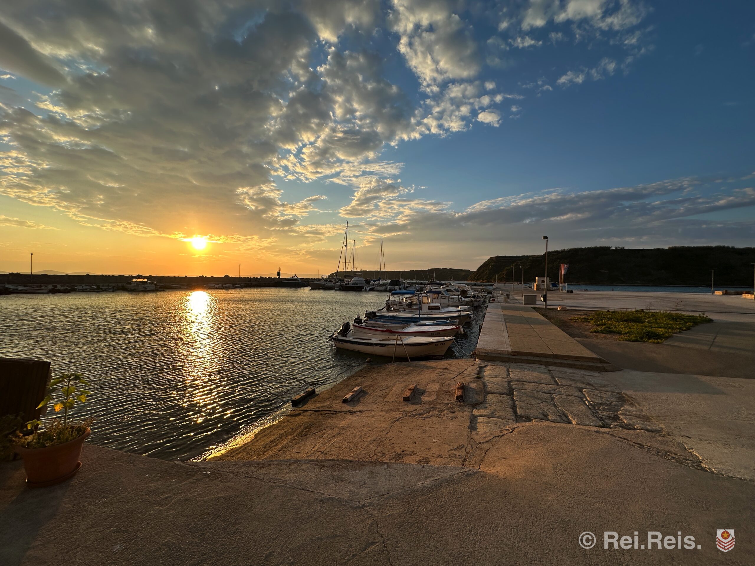 Hafenfoto Sonne